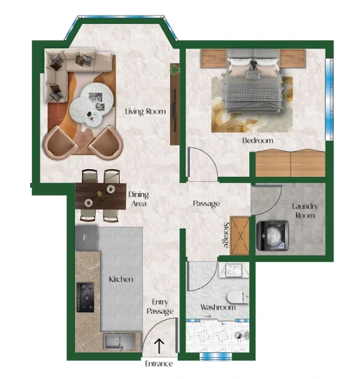 AO2   A and BO2 A apartment